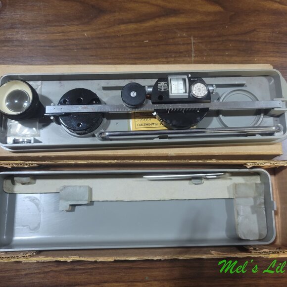 Milano Vintage Filotecnica Salmoiraghi S.p.A Planimeter 236-A w/Case - Picture 2 of 3